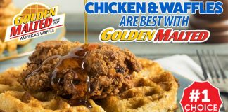 Chicken and Waffles are Best with Golden Malted