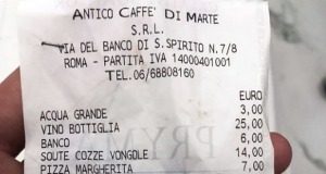 Antico Caffè di Marte, Rome: Backlash after restaurant charges tourists nearly $700 for meal – Traveller