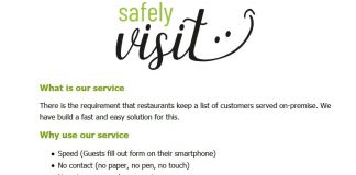 COVID-19 Customer Tracing. The Online Solution.