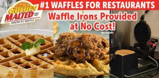 #1 Waffles for Restaurants – Waffle Irons at No Cost with Golden Malted