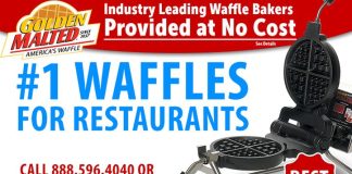 #1 Waffles for Restaurants – Waffle Irons Provided at No Cost with Golden Malted