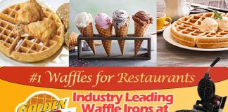Waffle Irons Provided at No Cost with Golden Malted – America’s #1 Waffle