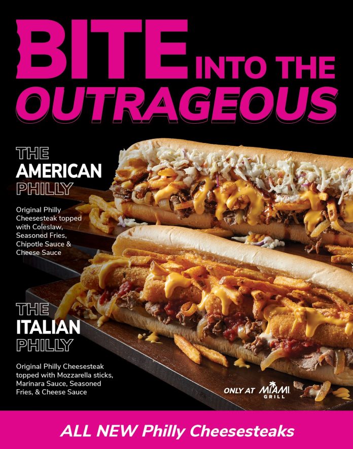 Miami Grill’s New Philly Cheesesteaks Aren’t Messing Around