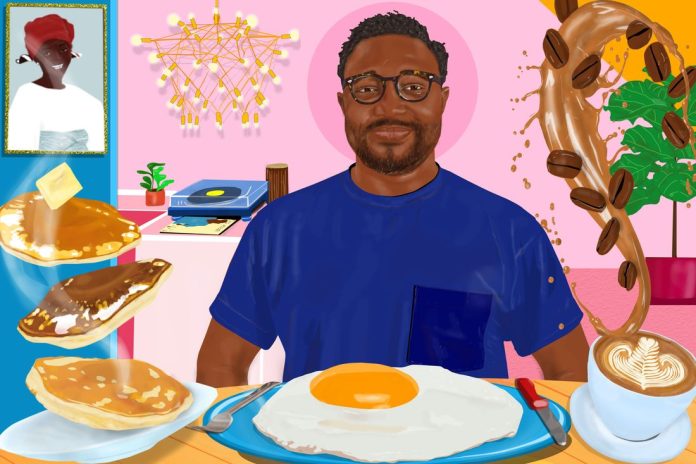 Chef Ayo Balogun Celebrates With Pancakes and Coca-Cola