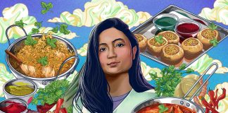 Broti Gupta Dips Her Fries in Mashed Potatoes