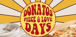 Piece & Love Days Return at Donatos
