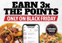 Chronic Tacos Rewards Fans with Triple Points This Black Friday