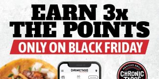 Chronic Tacos Rewards Fans with Triple Points This Black Friday