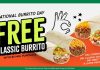 Del Taco Celebrates National Burrito Day With Free Classic Burritos