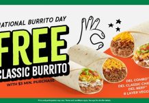 Del Taco Celebrates National Burrito Day With Free Classic Burritos