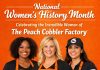 The Peach Cobbler Factory Celebrates National Women’s History Month and the Powerful Impact of Women Entrepreneurs Across Its Growing Franchise System